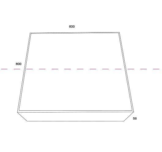 Накладной светильник Maytoni Zon 96 Вт 3000K белый C067CL-L96W3K