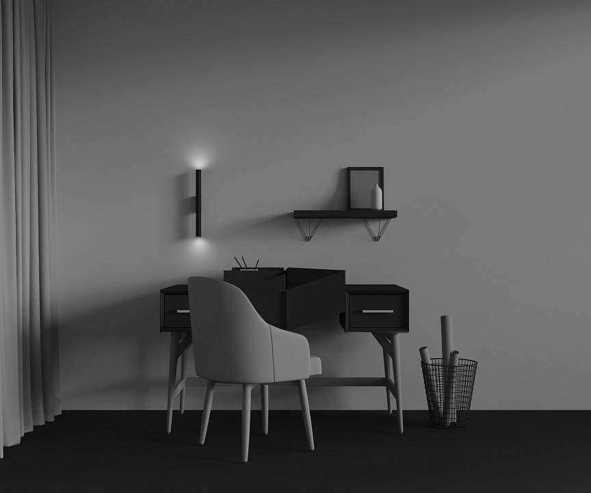 Бра Maytoni Calipso 12 Вт 2700 К C082WL-12W2.7K-B