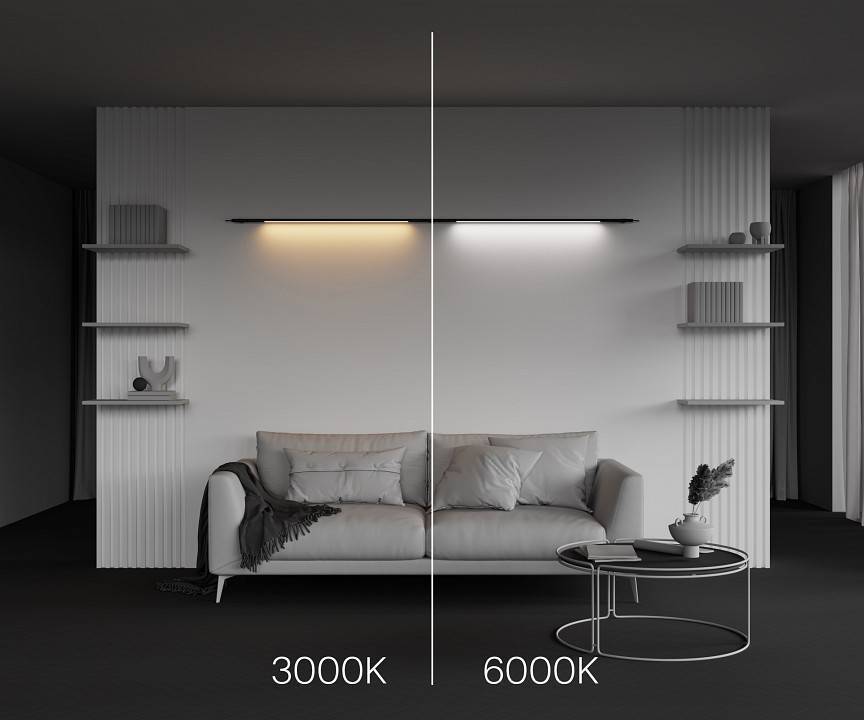 Модульный светильник Maytoni Basis C100CL-L1000-24W3-6K-B