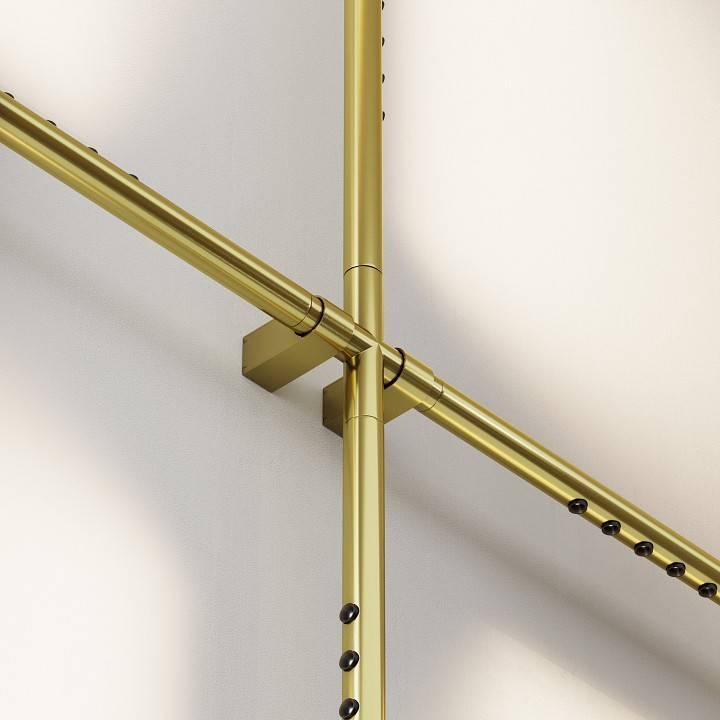 Соединитель X-образный для модульных светильников Maytoni Accessories for system Axity CA008TX-BS