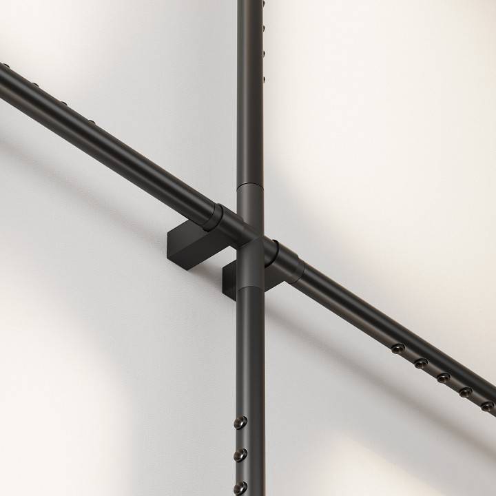 Соединитель X-образный для модульных светильников Maytoni Accessories for system Axity CA008TX-B