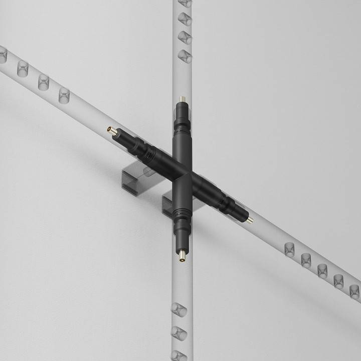 Соединитель X-образный для модульных светильников Maytoni Accessories for system Axity CA008TX-B
