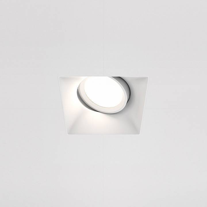 Встраиваемый светильник Maytoni Dot DL042-01-SQ-W