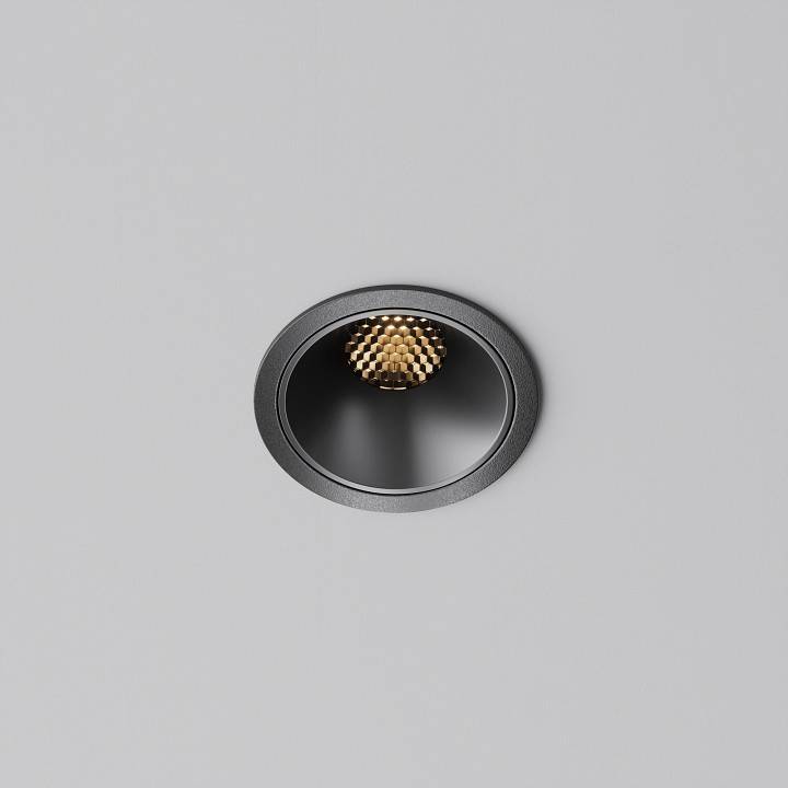 Встраиваемый светильник Maytoni Alfa LED DL043-01-10W2.7K-RD-B