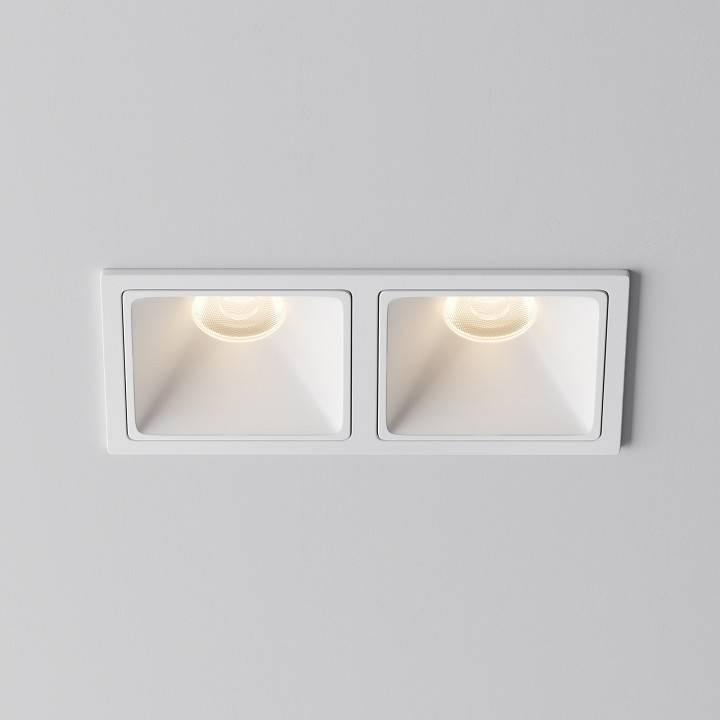 Встраиваемый светильник Maytoni Alfa LED DL043-02-10W3K-SQ-W-1