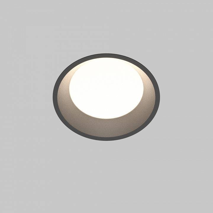 Встраиваемый светильник Maytoni Okno 12 Вт 3000-6000K черный DL055-12W3-4-6K-B