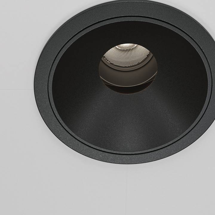 Встраиваемый светильник Maytoni Wise 10 Вт 4000 K черный DL057-10W4K-B