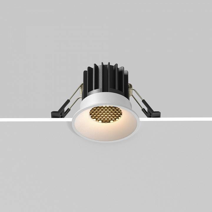 Встраиваемый светильник Maytoni Round DL058-7W2.7K-W