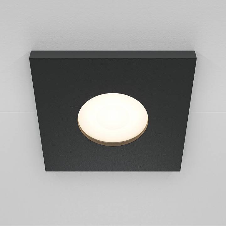 Встраиваемый светильник Maytoni Stark GU10 квадратный DL083-01-GU10-SQ-B