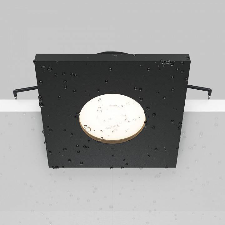 Встраиваемый светильник Maytoni Stark GU10 квадратный DL083-01-GU10-SQ-B