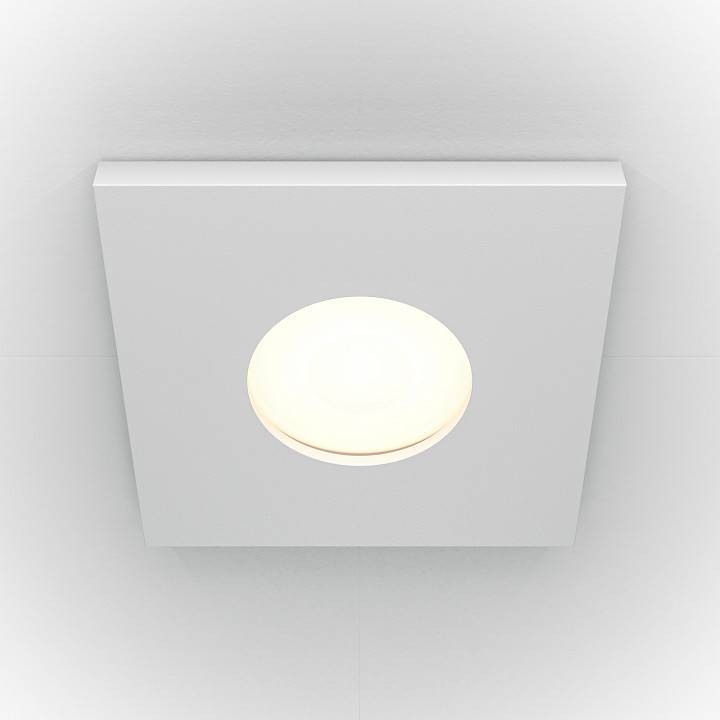 Встраиваемый светильник Maytoni Stark DL083-01-GU10-SQ-W