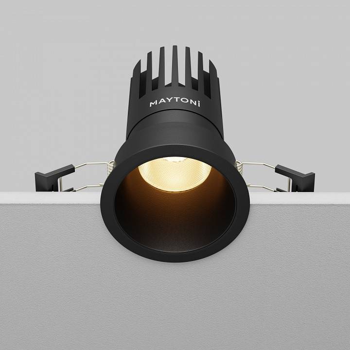 Встраиваемый светильник Maytoni Dip DL118-15W-2.7K-B