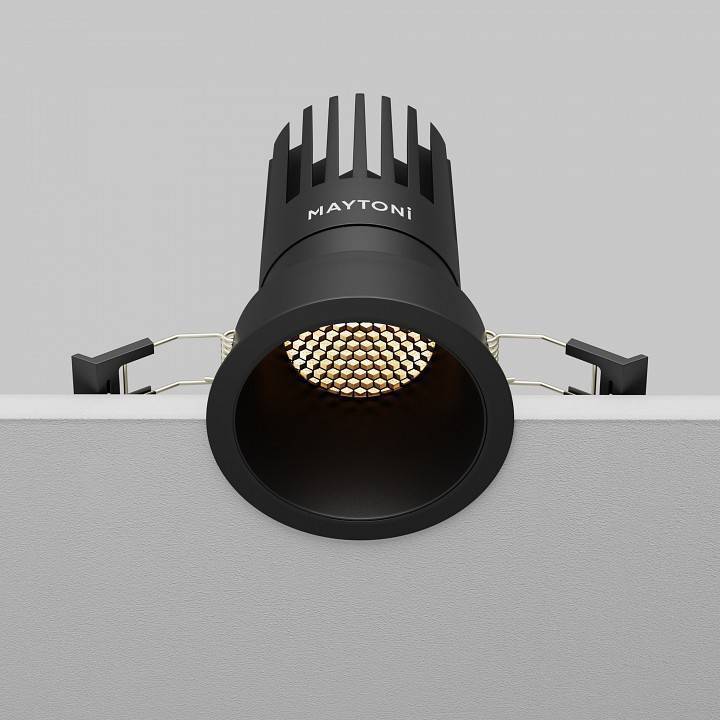 Встраиваемый светильник Maytoni Dip DL118-15W-2.7K-B