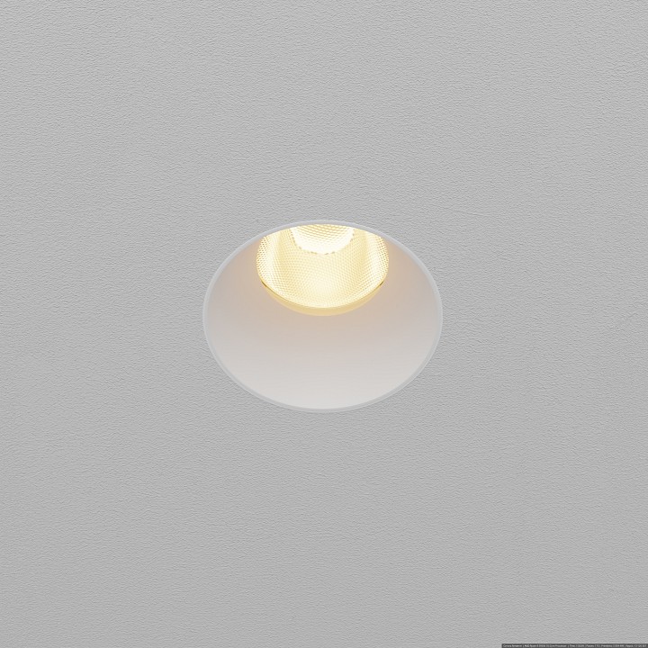 Встраиваемый светильник Maytoni  DL119-10W-2.7K-TRS-W