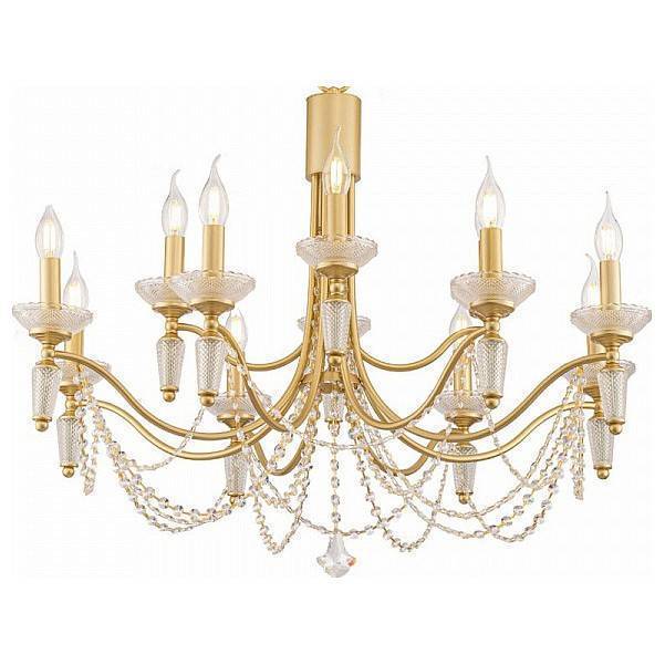 Подвесная люстра Freya Zoe 12 ламп FR2009PL-12G