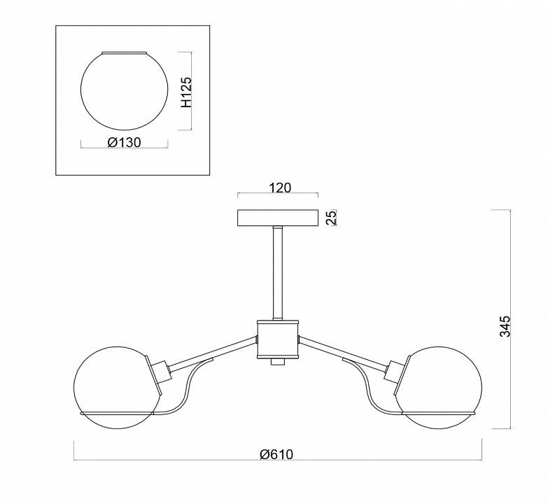 Люстра на штанге Freya Sally 5 ламп FR5014PL-05CH