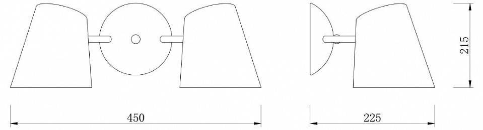 Бра Freya Nordic FR5127WL-02B