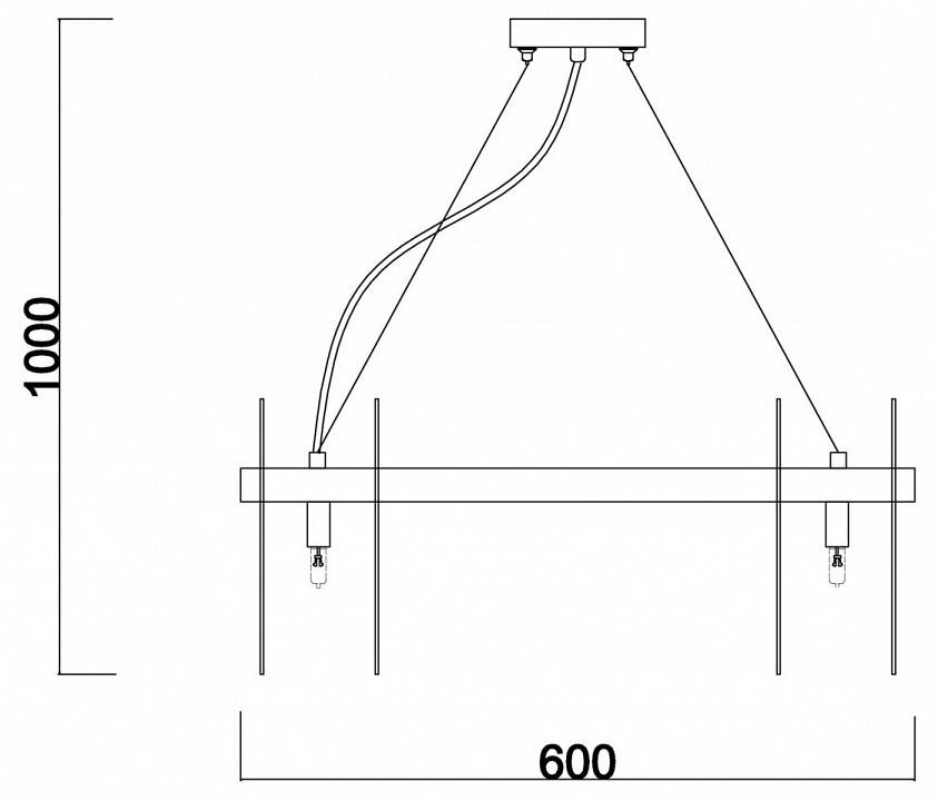 Подвесной светильник Freya Deserto FR5141PL-10BS1