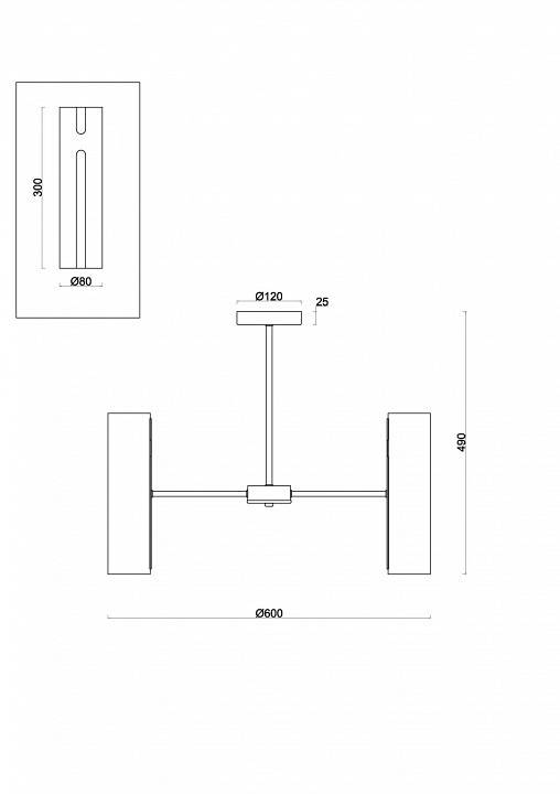 Люстра на штанге Freya Fiore FR5368CL-10BS