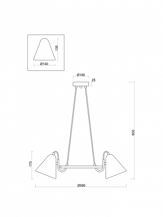 Подвесная люстра Freya  FR8001PL-03WG