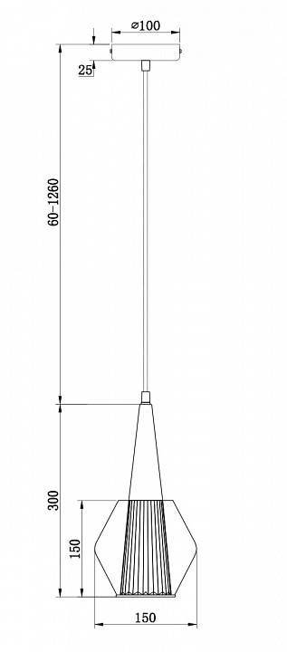 Подвесной светильник Freya Copita FR8008PL-01GB