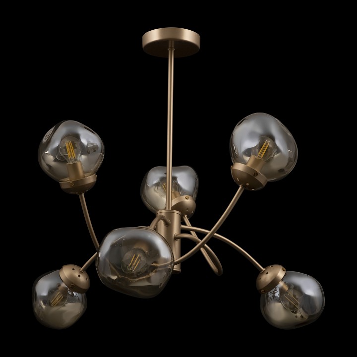 Люстра на штанге Freya  FR8017PL-06MG