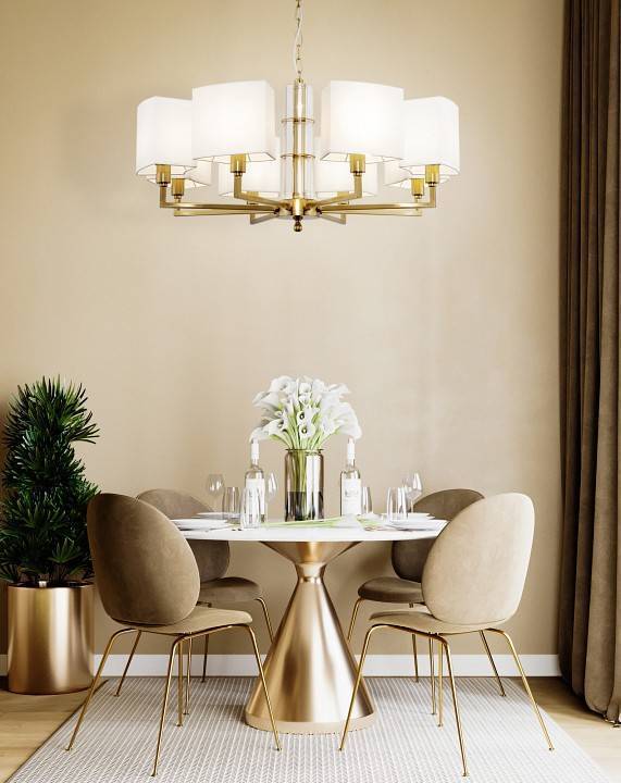 Подвесная люстра Maytoni Metropolitan 8 ламп H015PL-08G