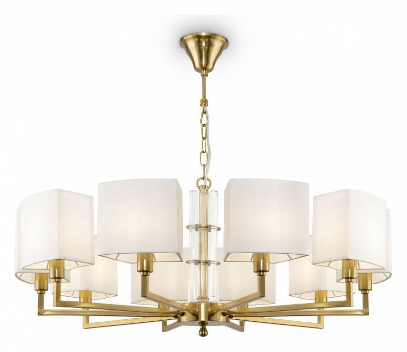 Подвесная люстра Maytoni Metropolitan 10 ламп H015PL-10G