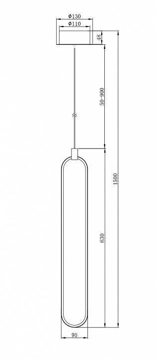 Подвесной светильник Maytoni Chain MOD017PL-L13G