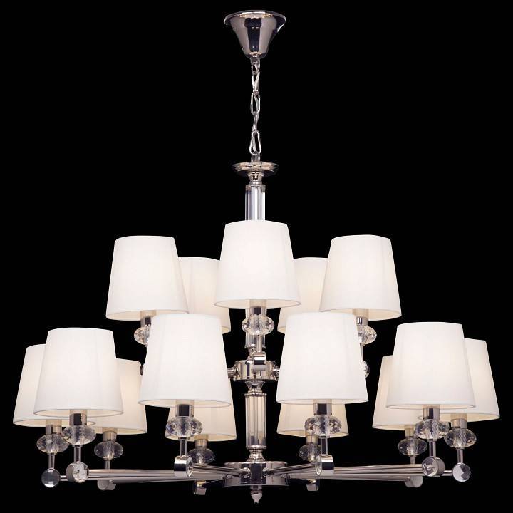 Подвесная люстра Maytoni Riverside 15 ламп MOD018PL-15CH