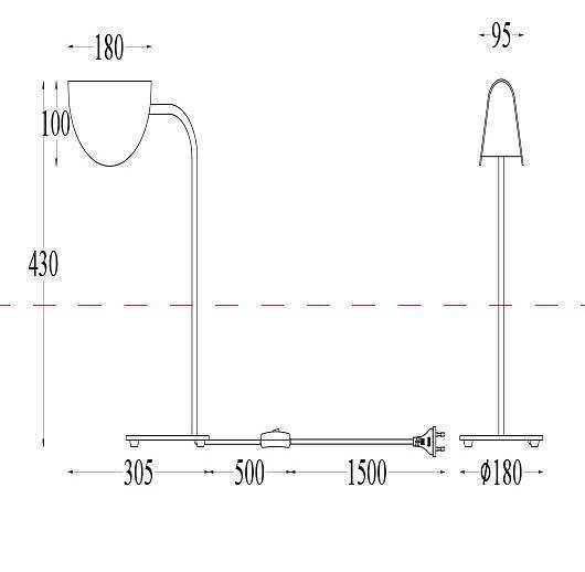 Настольная лампа декоративная Maytoni Mollis MOD126TL-01B