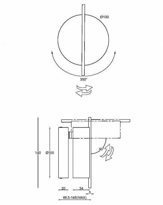 Бра Maytoni Nuance MOD180WL-L4W3K1