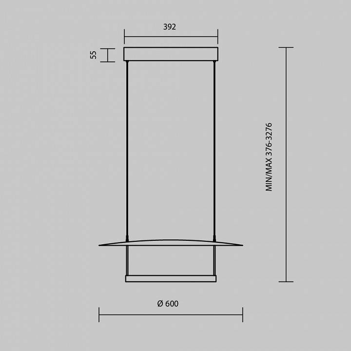 Подвесной светильник Maytoni Ambience MOD280PL-L30B3K1
