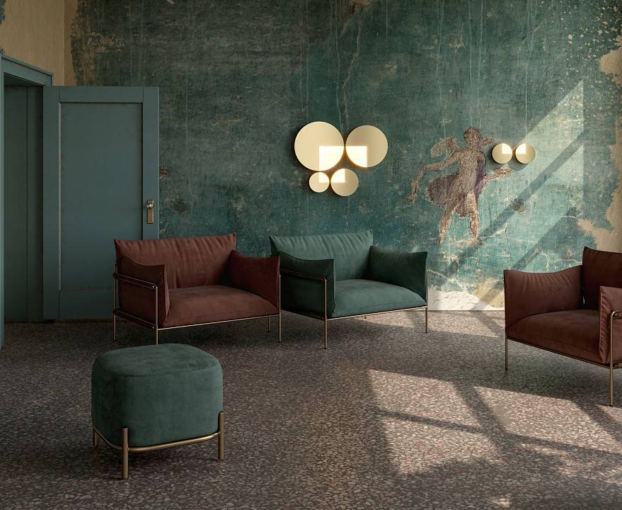 Накладной светильник Maytoni Jupiter LED 5 Вт латунь MOD320WL-L5BS3K