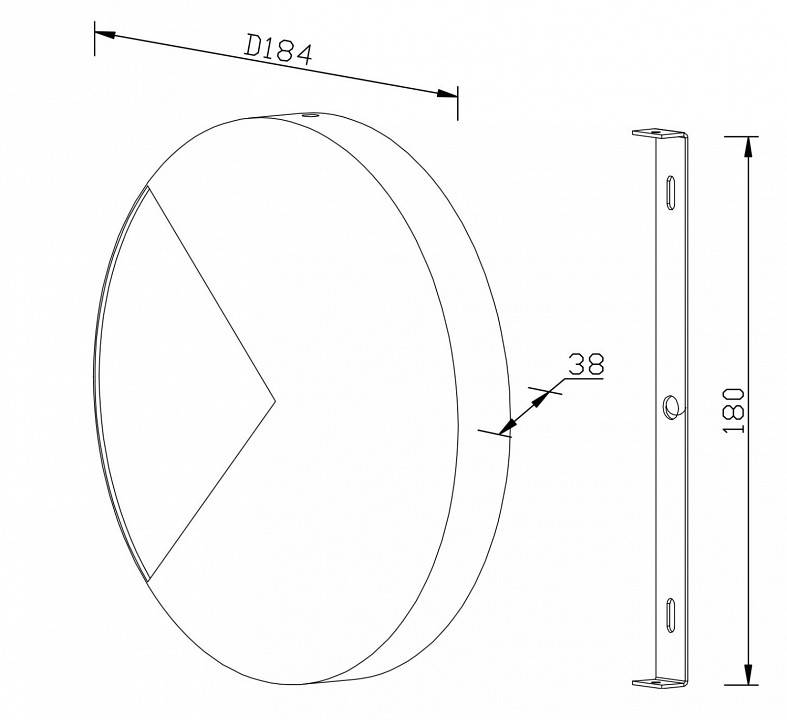 Накладной светильник Maytoni Jupiter LED 5 Вт латунь MOD320WL-L5BS3K