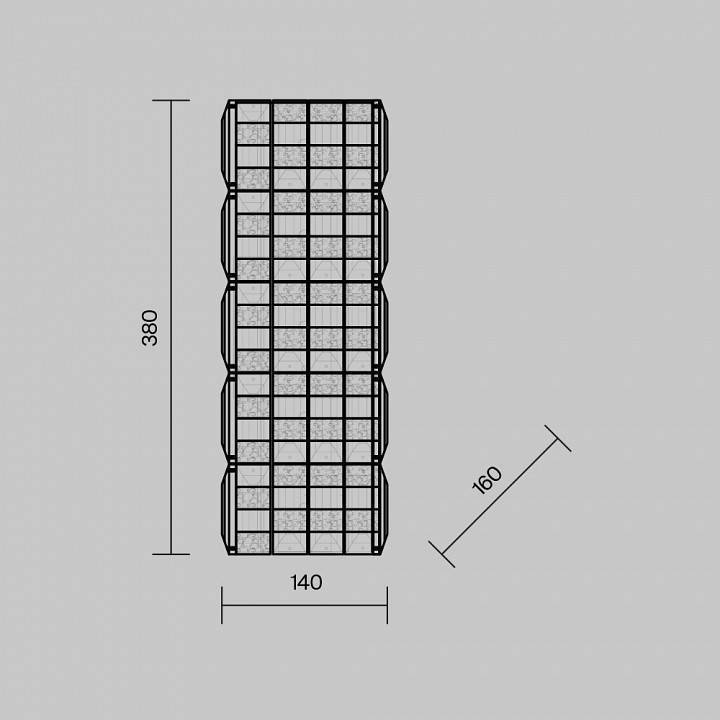 Настенный светильник Maytoni Castello MOD335WL-L20CH3K