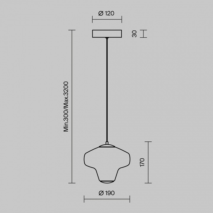 Подвесной светильник Maytoni Sirocco MOD359PL-L6BS3K1