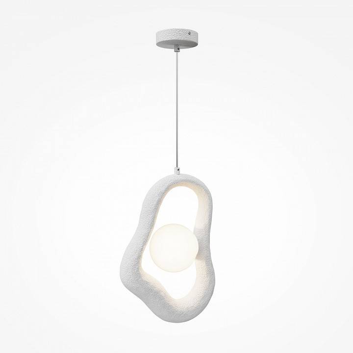 Подвесной светильник Maytoni Opus 1xE27 белый MOD380PL-01W