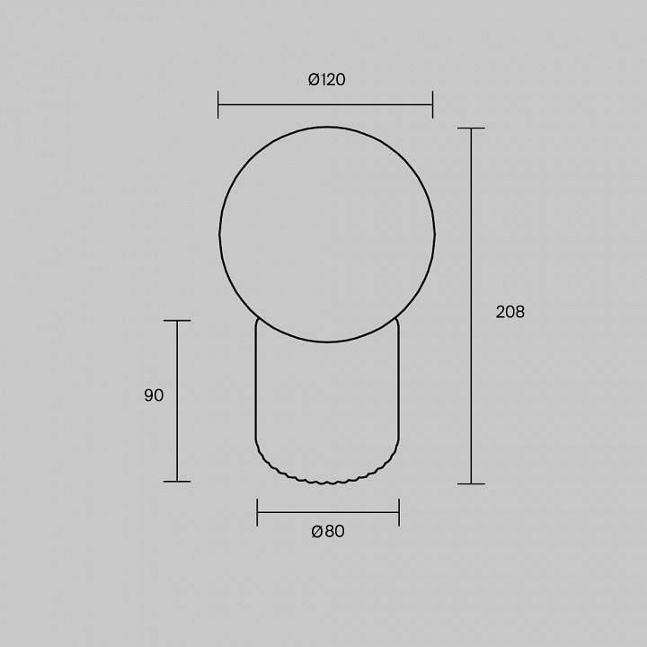 Настольная лампа декоративная Maytoni Omaggio MOD404RL-L3BG3K