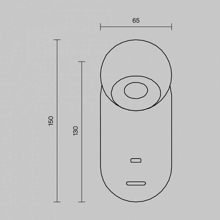 Бра Maytoni Elfin MOD434WL-L5BS3K