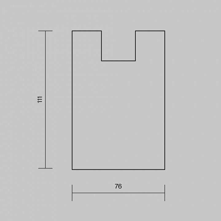 Накладной светильник Maytoni Alfa 16 Вт 3000 К O-TR01-3-S-16WB3K