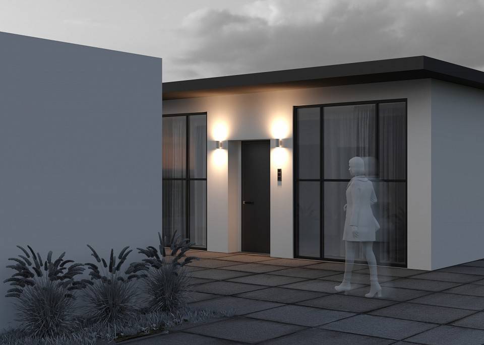 Настенный светильник Maytoni Shim LED 10 Вт 3000K белый O303WL-L10W3K