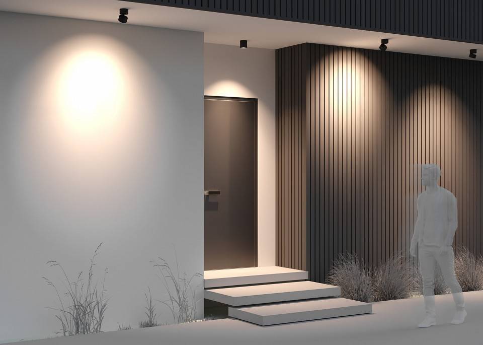 Светильник уличный потолочный Maytoni Spin 12 Вт 3000K O310CL-L12GF3K