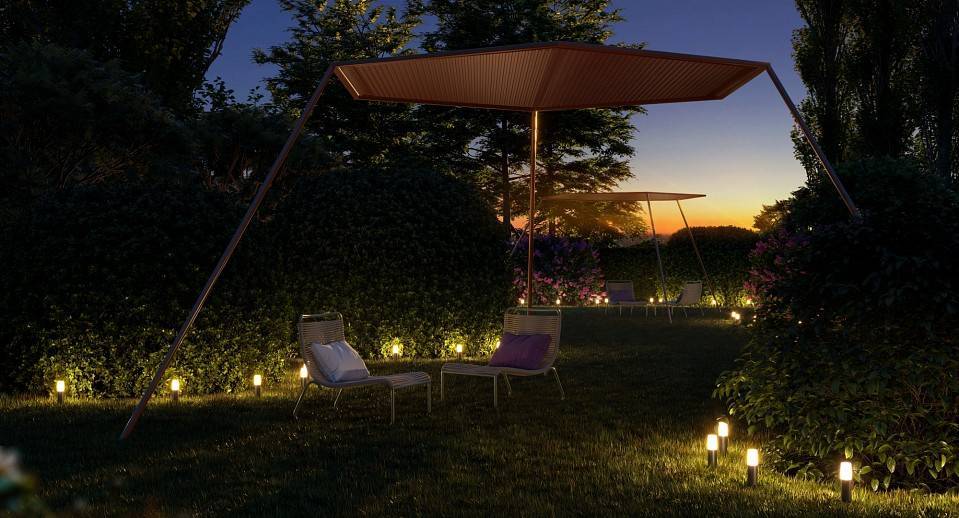 Светильник уличный наземный Maytoni Talpa O416FL-L3B3K