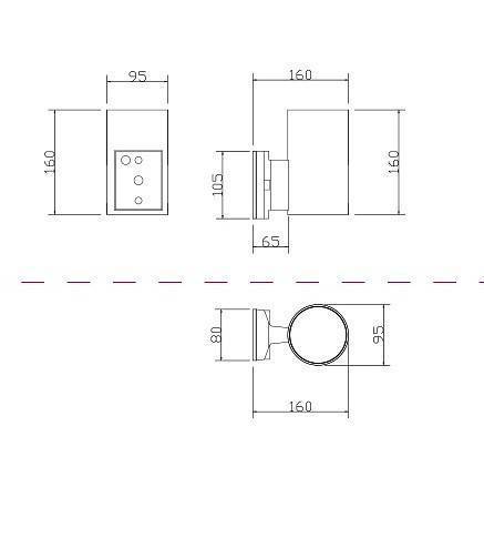 Настенный светильник Maytoni Rando белый O419WL-01W