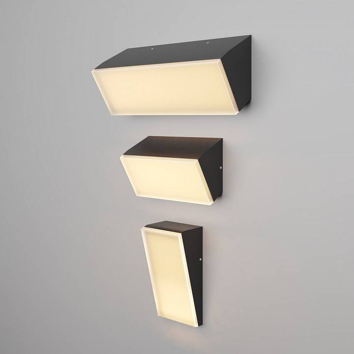 Настенный уличный светильник Maytoni Brick O436WL-L20GF3K