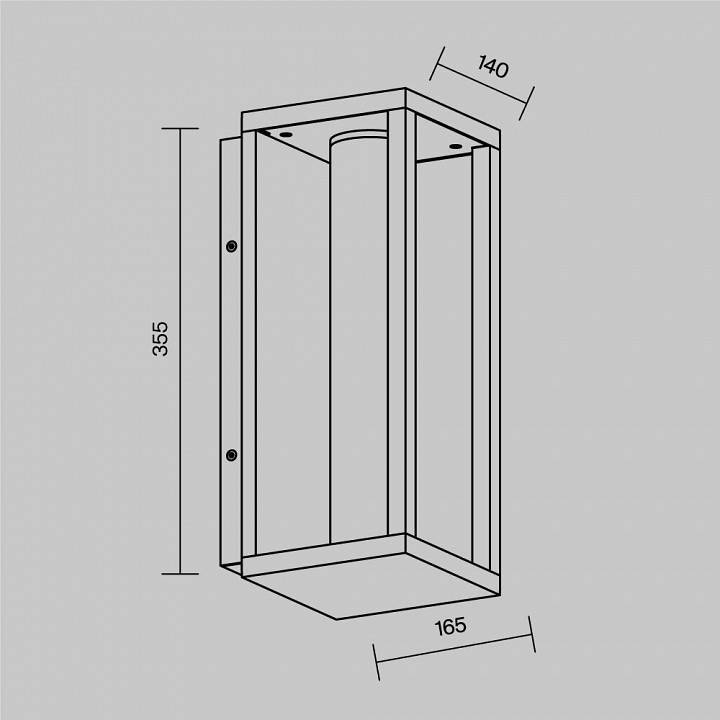 Настенный светильник Maytoni Expo 12 Вт 3000 К O480WL-L12B3K