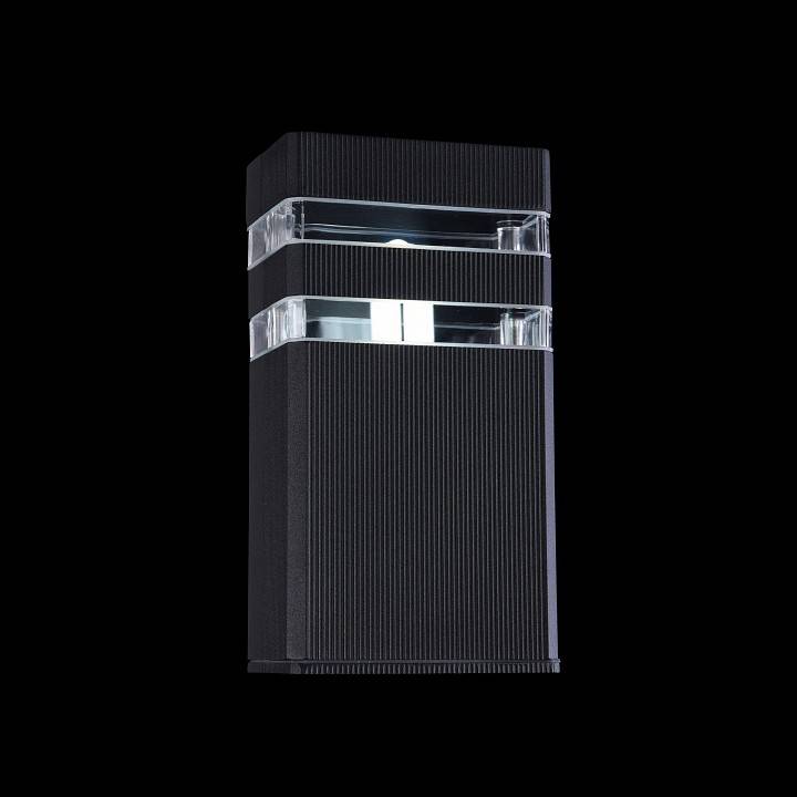 Уличный настенный светильник Maytoni Unter den Linden 1xE27 черный O578WL-01B