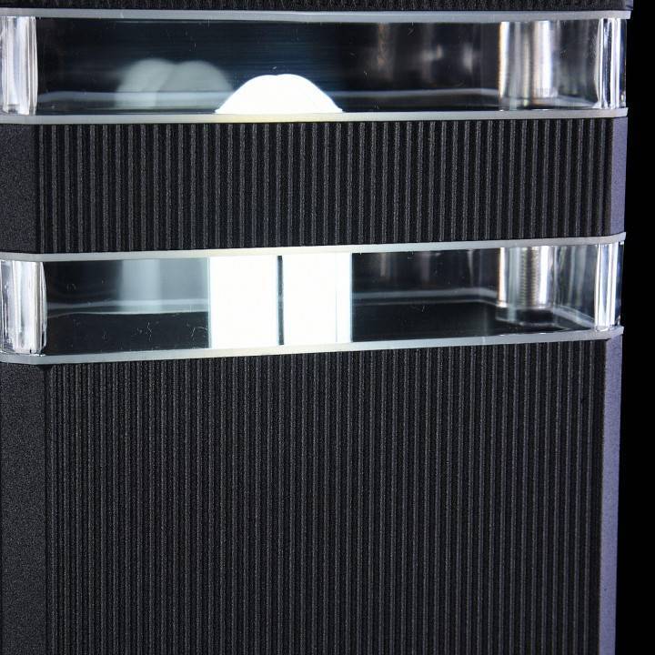 Уличный настенный светильник Maytoni Unter den Linden 1xE27 черный O578WL-01B