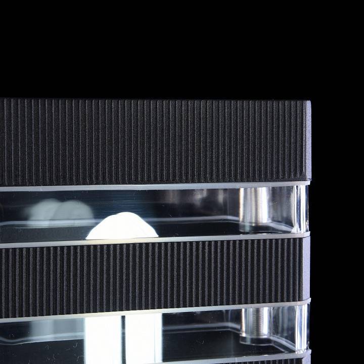 Уличный настенный светильник Maytoni Unter den Linden 1xE27 черный O578WL-01B